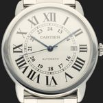 Cartier Ronde Solo de Cartier W6701011 (2018) - Zilver wijzerplaat 42mm Staal (2/8)