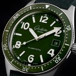 Glashütte Original SeaQ 1-39-11-13-83-37 (2025) - Green dial 40 mm Steel case (3/7)
