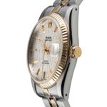 Tudor Prince Date 74033 (Unknown (random serial)) - Silver dial 34 mm Gold/Steel case (6/8)
