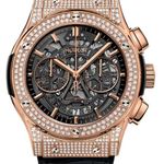 Hublot Classic Fusion Aerofusion 525.OX.0180.LR.1704 (2026) - Transparent dial 45 mm Rose Gold case (1/1)