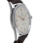 Omega Seamaster 2802 (1955) - Gold dial 34 mm Steel case (7/8)