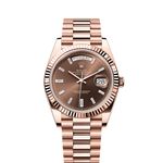 Rolex Day-Date 40 228235 (2025) - Bruin wijzerplaat 40mm Roségoud (1/1)