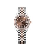 Rolex Datejust 31 278381RBR (2024) - Bruin wijzerplaat 31mm Staal (1/8)