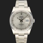 Rolex Datejust 36 116200 (2019) - Zilver wijzerplaat 36mm Staal (3/8)