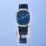 Patek Philippe Golden Ellipse 3738/100 (1992) - Blauw wijzerplaat 35mm Geelgoud (2/8)