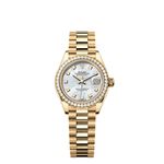 Rolex Lady-Datejust 279138RBR (2025) - Parelmoer wijzerplaat 28mm Geelgoud (1/1)