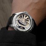 Audemars Piguet Millenary 4101 15350ST.OO.D002CR.01 (2012) - Black dial 47 mm Steel case (8/8)