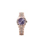 Rolex Lady-Datejust 279175 (2025) - Purple dial 28 mm Rose Gold case (1/1)