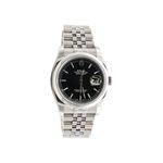 Rolex Datejust 36 116200 (Unknown (random serial)) - Black dial 36 mm Steel case (1/6)