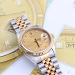 Rolex Datejust 36 16233 (Onbekend (willekeurig serienummer)) - 36mm Goud/Staal (4/8)