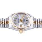 Rolex Lady-Datejust 69173 (1993) - Silver dial 26 mm Gold/Steel case (6/8)