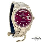 Rolex Day-Date 36 118239 (2000) - Purple dial 36 mm White Gold case (3/8)