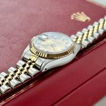 Rolex Lady-Datejust 69173 (1990) - Gold dial 26 mm Gold/Steel case (8/8)
