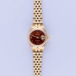 Rolex Lady-Datejust 69178 (1989) - Bruin wijzerplaat 26mm Geelgoud (3/7)