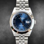 Rolex Datejust 41 126300 (Onbekend (willekeurig serienummer)) - Blauw wijzerplaat 41mm Staal (1/5)