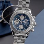 Breitling Superocean Chronograph II A13340 (2005) - Blue dial 42 mm Steel case (3/8)