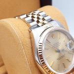 Rolex Datejust 36 16233 (1998) - Champagne dial 36 mm Gold/Steel case (5/8)