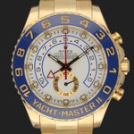 Rolex Yacht-Master II 116688 (2014) - White dial 44 mm Yellow Gold case (2/8)