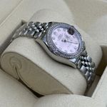 Rolex Lady-Datejust 279384RBR (2024) - Roze wijzerplaat 28mm Staal (7/8)