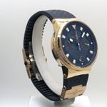 Ulysse Nardin Blue Seal 356-68 (Onbekend (willekeurig serienummer)) - Blauw wijzerplaat 41mm Roségoud (4/8)