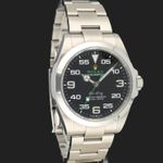 Rolex Air-King 126900 (2022) - Zwart wijzerplaat 40mm Staal (4/8)