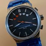 Frederique Constant Yacht Timer GMT FC-380GT4H6B (2025) - Grijs wijzerplaat 42mm Staal (2/8)