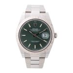 Rolex Datejust 41 126334 (2024) - Green dial 41 mm Steel case (1/4)