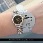 Rolex Lady-Datejust 69173 (1995) - Black dial 26 mm Gold/Steel case (2/8)