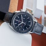 Omega Speedmaster Professional Moonwatch Moonphase 304.33.44.52.03.001 (Unknown (random serial)) - Blue dial 44 mm Steel case (2/8)