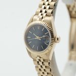 Rolex Lady-Datejust 69178 (1991) - Blauw wijzerplaat 26mm Geelgoud (4/8)
