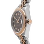 Rolex Lady-Datejust 279171 (2021) - Brown dial 28 mm Gold/Steel case (4/7)