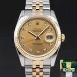 Rolex Datejust 36 116233 (2010) - 36mm Goud/Staal (1/8)