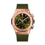 Hublot Classic Fusion Chronograph 521.OX.8980.RX (2026) - Green dial 45 mm Rose Gold case (1/1)