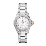 TAG Heuer Aquaracer Lady WBP1450.BA0622 (2023) - White dial 30 mm Steel case (3/3)