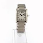 Cartier Tank Française WE110006 (2019) - Silver dial 20 mm Steel case (1/6)