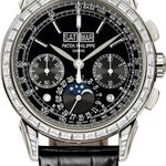 Patek Philippe Perpetual Calendar Chronograph 5271P-010 (2024) - Zwart wijzerplaat 41mm Platina (1/8)