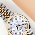 Rolex Datejust 31 278273 (2022) - Parelmoer wijzerplaat 31mm Goud/Staal (4/8)