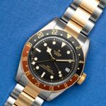 Tudor Black Bay GMT 79833MN (2022) - Black dial 41 mm Gold/Steel case (1/1)