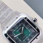 Cartier Santos WSSA0062 (2026) - Green dial 40 mm Steel case (3/8)