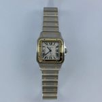 Cartier Santos Galbée 2823 (Unknown (random serial)) - White dial 32 mm Gold/Steel case (5/7)