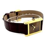 Cartier Tank Vermeil Cartier Tank Vermeil SM (Unknown (random serial)) - Red dial 28 mm Silver case (3/8)