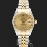Rolex Lady-Datejust 69173 (1992) - Champagne dial 26 mm Gold/Steel case (2/8)