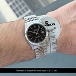 Rolex Datejust 36 16014 (1986) - Zwart wijzerplaat 36mm Staal (2/8)