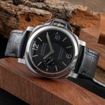 Panerai Luminor Marina Automatic PAM00048 (Unknown (random serial)) - Black dial 40 mm Steel case (2/8)