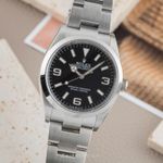 Rolex Explorer 124270 (Unknown (random serial)) - Black dial 36 mm Steel case (1/8)