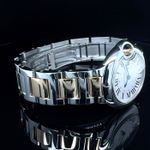 Cartier Ballon Bleu 28mm 3009 (2012) - White dial 28 mm Gold/Steel case (4/8)