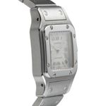 Cartier Santos Galbée W20044D6 (2000) - Silver dial 24 mm Steel case (7/8)