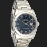 Rolex Datejust 36 116200 (2015) - Blauw wijzerplaat 36mm Staal (4/8)