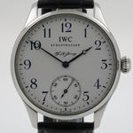 IWC Portuguese Hand-Wound IW544203 (2011) - Wit wijzerplaat 43mm Staal (1/4)