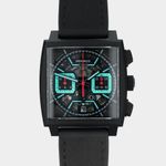 TAG Heuer Monaco CBL2184.FT6236 (2025) - Black dial 39 mm Titanium case (1/8)